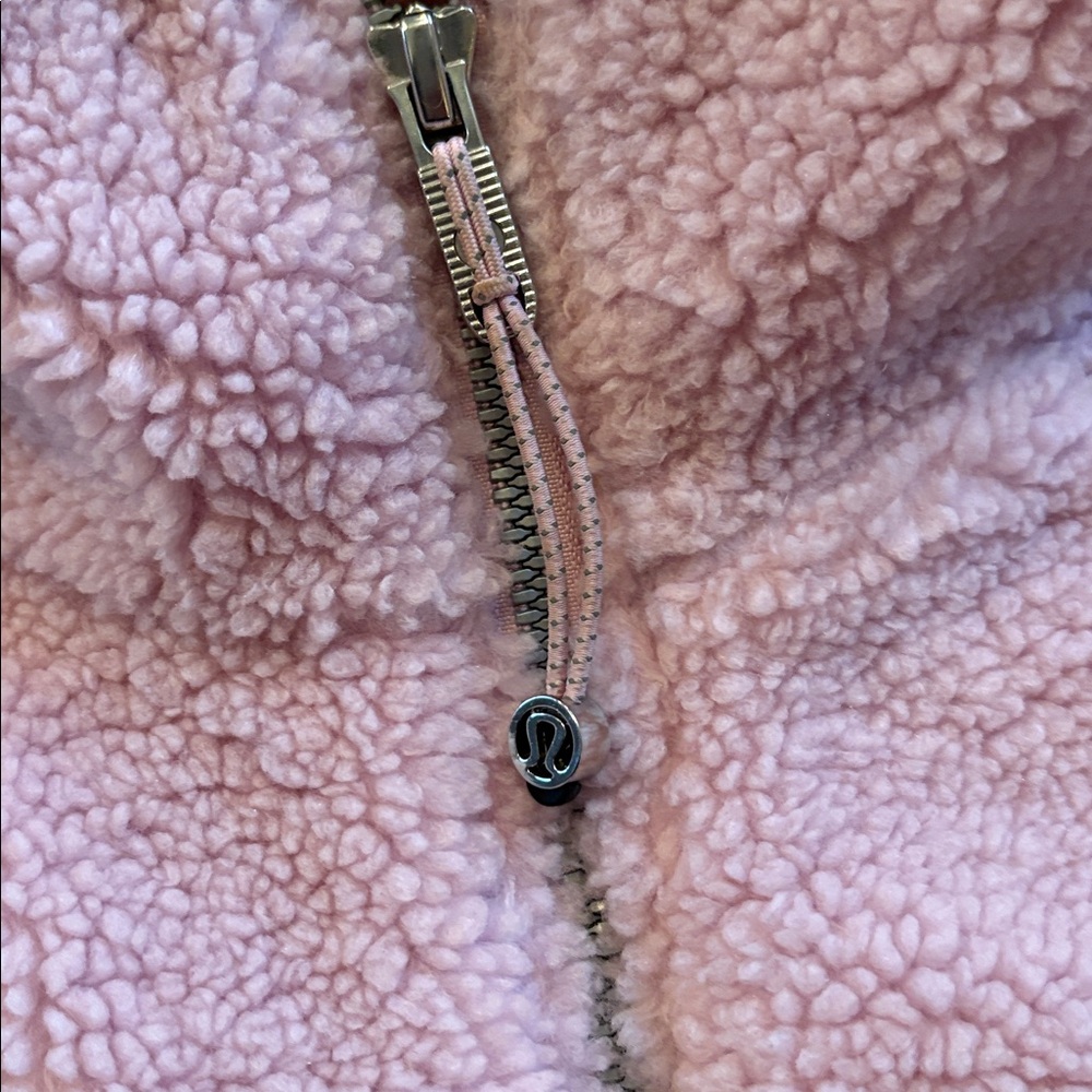 Lululemon Cozy Pink Crop Quarter-Zip Scuba - M/L - Picture 2 of 5